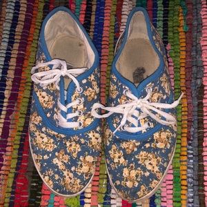 floral sneakers